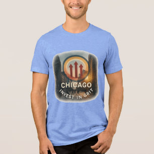 Tri-blend Chicago T-Shirt   Emotional Grit Tee