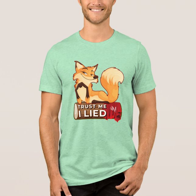 Tri-Blend Shirt : Trust Me (green) (Front)