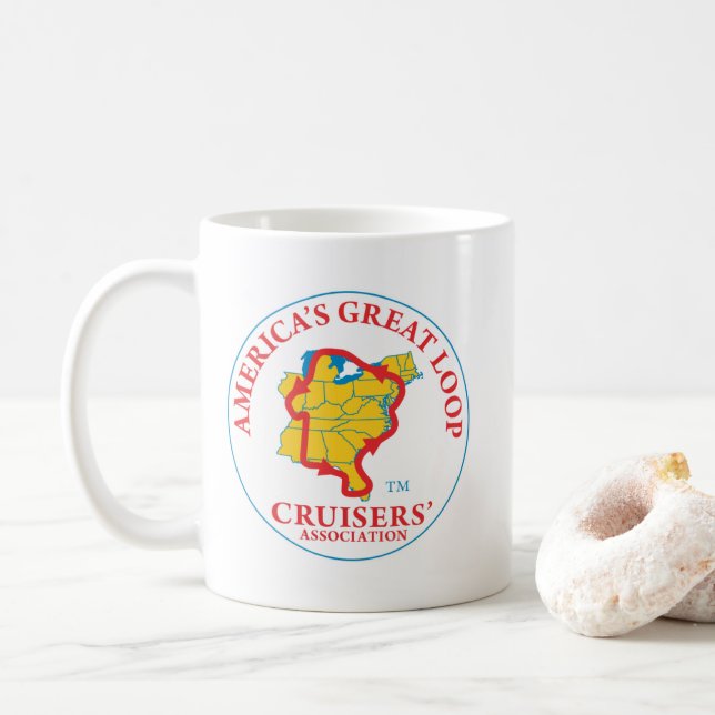 Tri-Burgee/Logo Coffee Mug (With Donut)