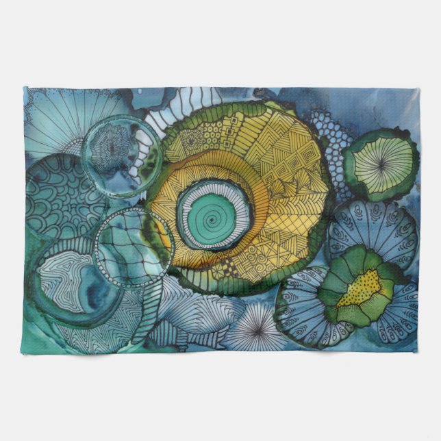 Tri Circle Kitchen Towel (Horizontal)