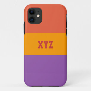 Tri-color stripes custom cases