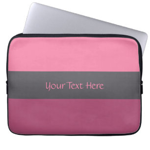 Tri-color stripes custom laptop sleeves