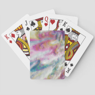 Tri Colour Bubble Playing Cards