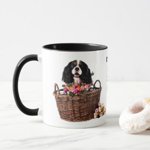 Tri Colour Cavalier King Charles Spaniel Dog Mug