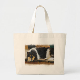 Tri colour Collie Gifts of Art Tote