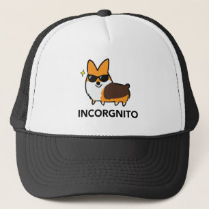 Tri-Colour Incorgnito Corgi Trucker Hat