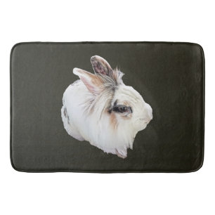 Tri-Colour Lionhead Rabbit Bath Mat