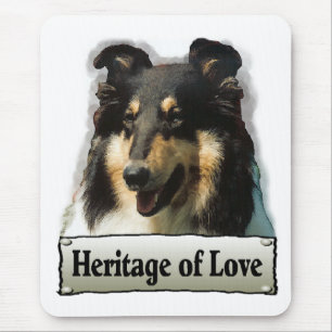 Tri Colour Rough Collie Gifts Mouse Mat