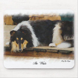 Tri-Colour Rough Collie Gifts Mouse Mat