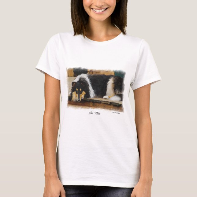 Tri-Colour Rough Collie Gifts T-Shirt (Front)