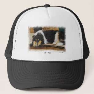 Tri-Colour Rough Collie Gifts Trucker Hat