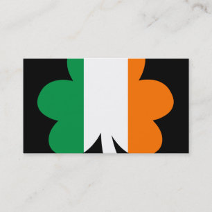 Tri-colour Shamrock Business Card