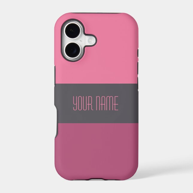 Tri-colour stripes custom cases (Back)