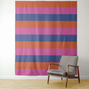 Tri-Colour Stripes pattern tapestries