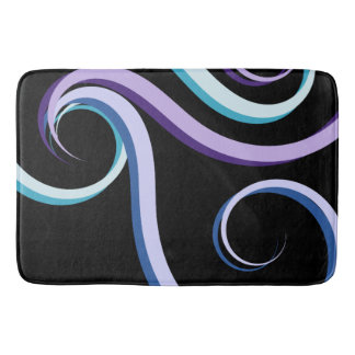 Tri-Colour Swirl Bath Mat