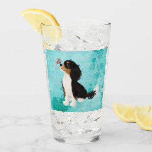 Tri Coloured Cavalier King Charles Spaniel Glass