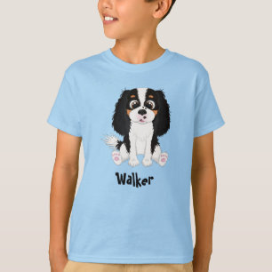 Tri-Coloured Cavalier King Charles Spaniel  T-Shirt
