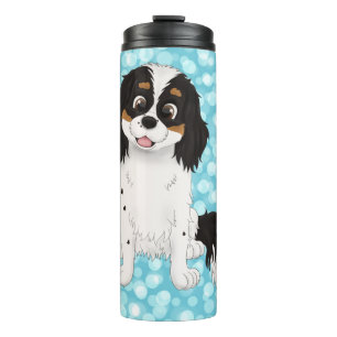 Tri Coloured Cavalier King Charles Spaniel    Thermal Tumbler