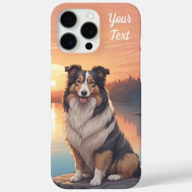 Tri Coloured Collie by Lake Case-Mate iPhone Case (Back)