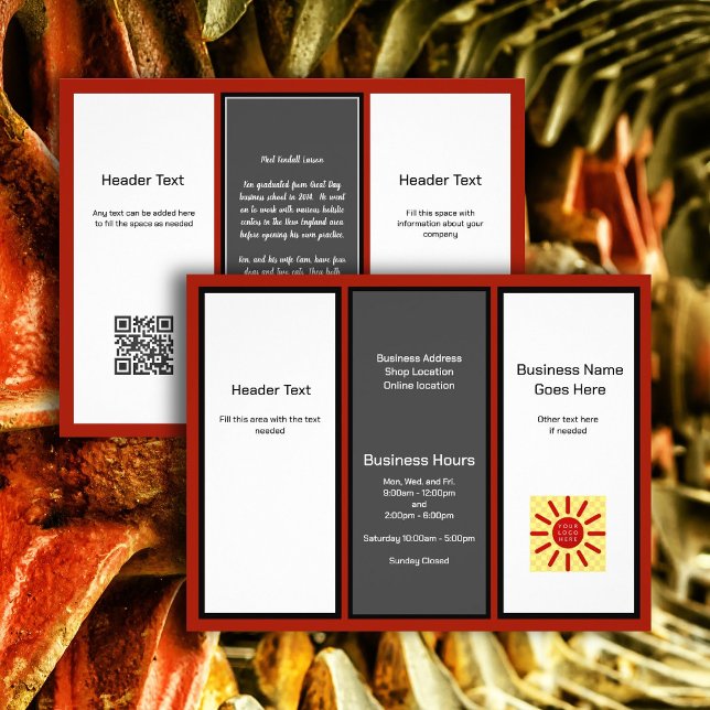 Tri-fold Business Logo Advertising Flyer (Creator Uploaded)