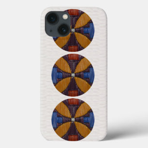 Tri Gold Flower iPhone 13 Case