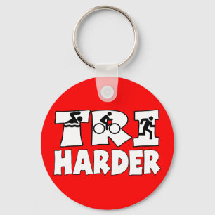 Tri Harder Key Ring