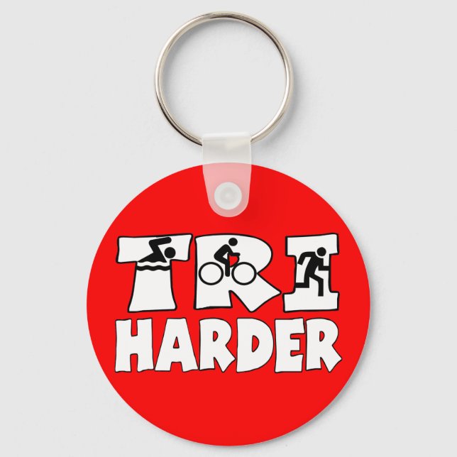 Tri Harder Key Ring (Front)