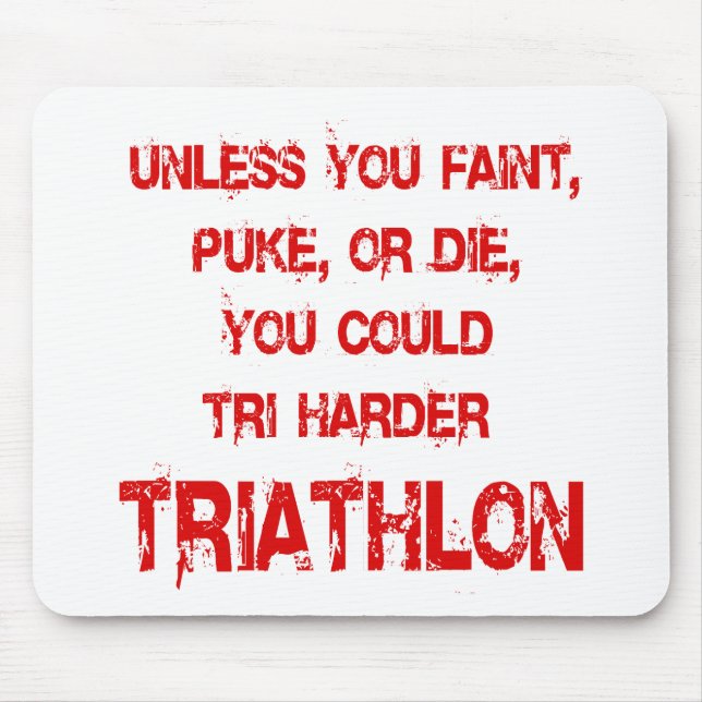 Tri Harder Mouse Mat (Front)