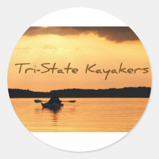 Tri-State Kayakers Classic Round Sticker