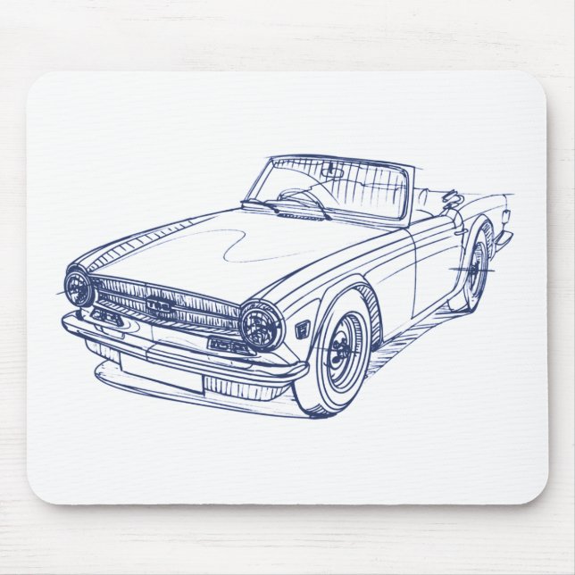 Tri TR6 Mouse Mat (Front)
