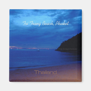 Tri Trang Beach Phuket Thailand Photo Magnets