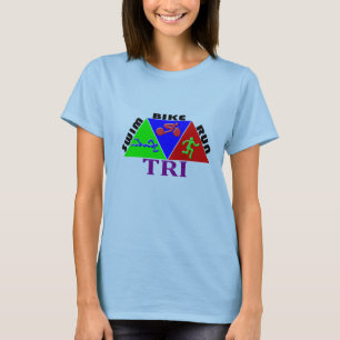 TRI Triathlon Swim Bike Run TRI T-Shirt