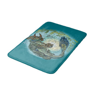Tri-turtletops Dinosaur Bath Mat
