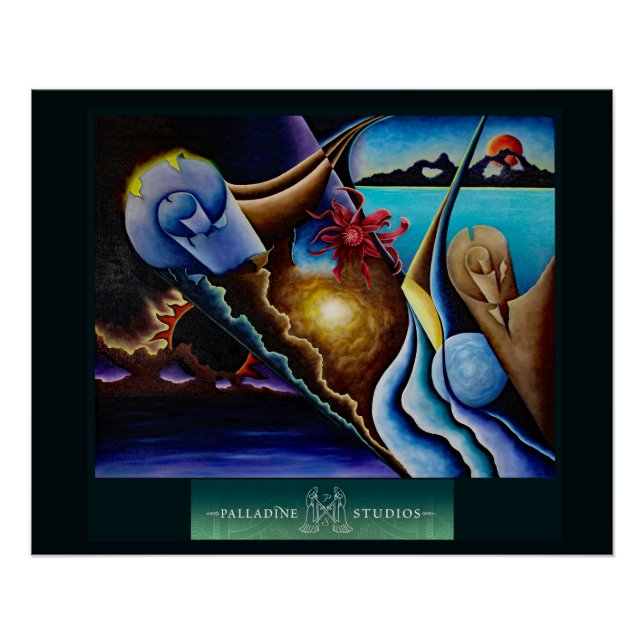 'Tria Prima' Glossy Poster (Front)