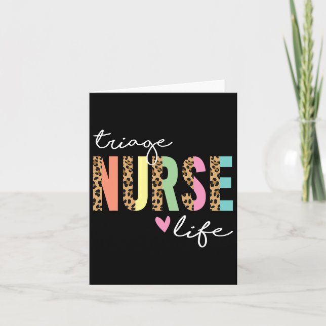 Triage Nurse  Card (Front)