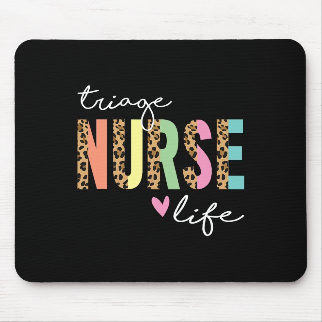 Triage Nurse  Mouse Mat (Front)