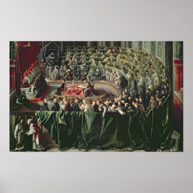 Trial of Galileo, 1633 2 Poster (Front)