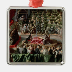 Trial of Galileo, 1633 Metal Tree Decoration