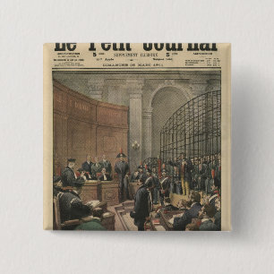 Trial of the Camorra 15 Cm Square Badge