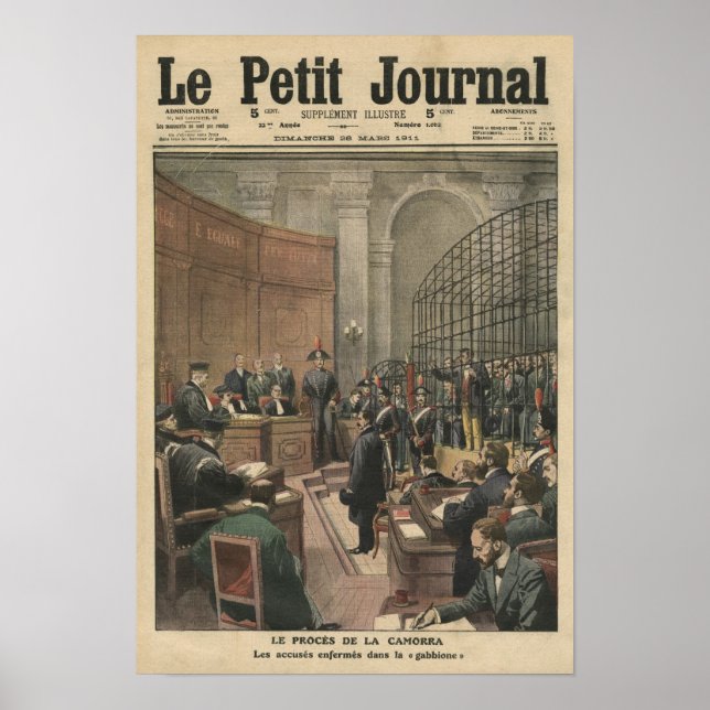 Trial of the Camorra Poster (Front)