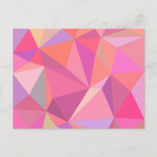 Triangle abstract postcard (Front)