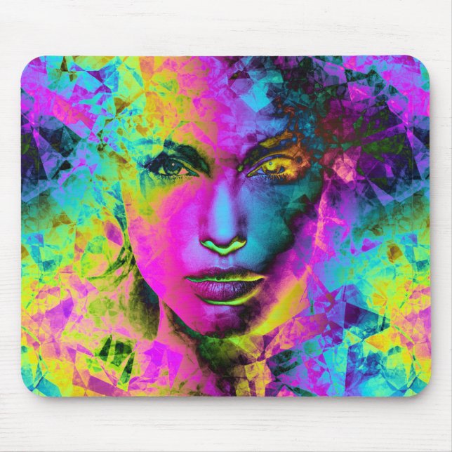 Triangle Art 3 Mouse Mat (Front)