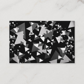 Triangle art business card