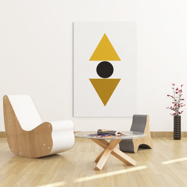 Triangle balance art poster (Creator Uploaded)