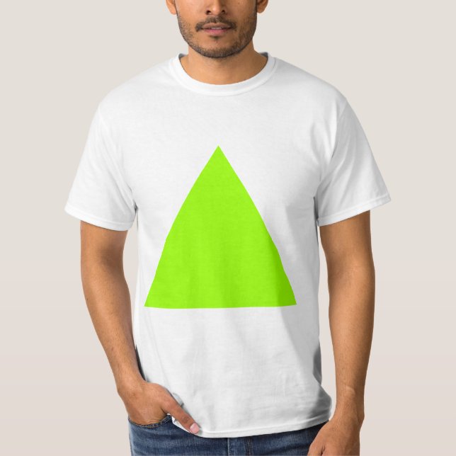 Triangle - Chartreuse T-Shirt (Front)