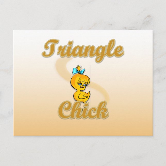 Triangle Chick Postcard (Front)