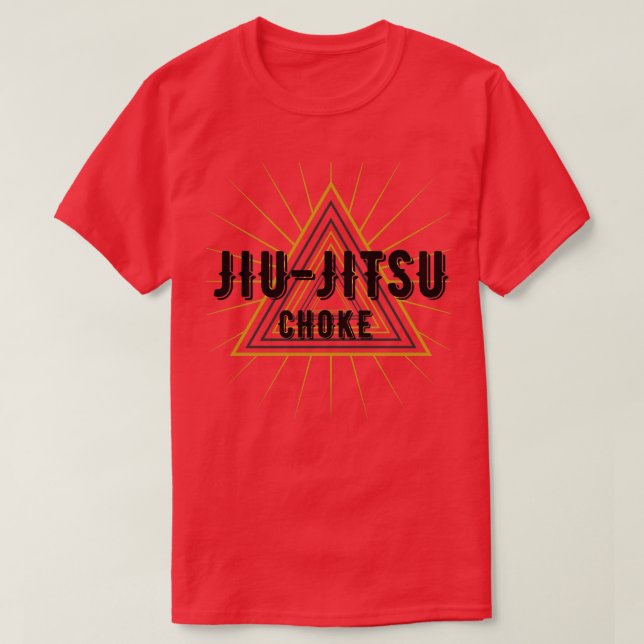 Triangle choke JiuJitsu 1 T-Shirt (Design Front)