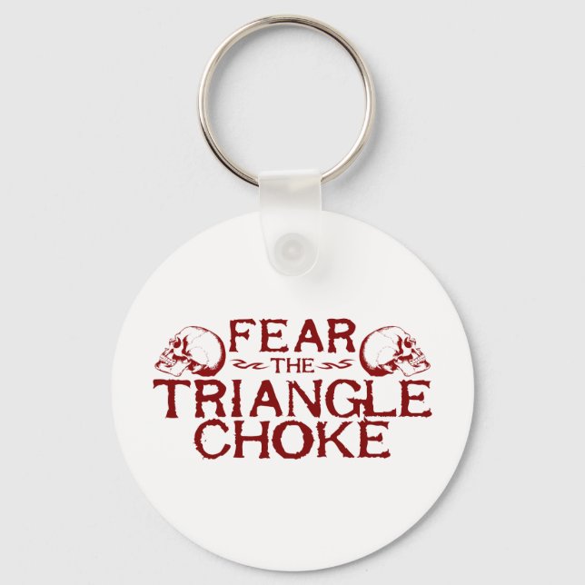Triangle Choke Key Ring (Front)