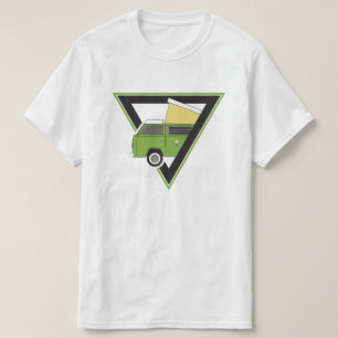 triangle classic green camper van T-Shirt