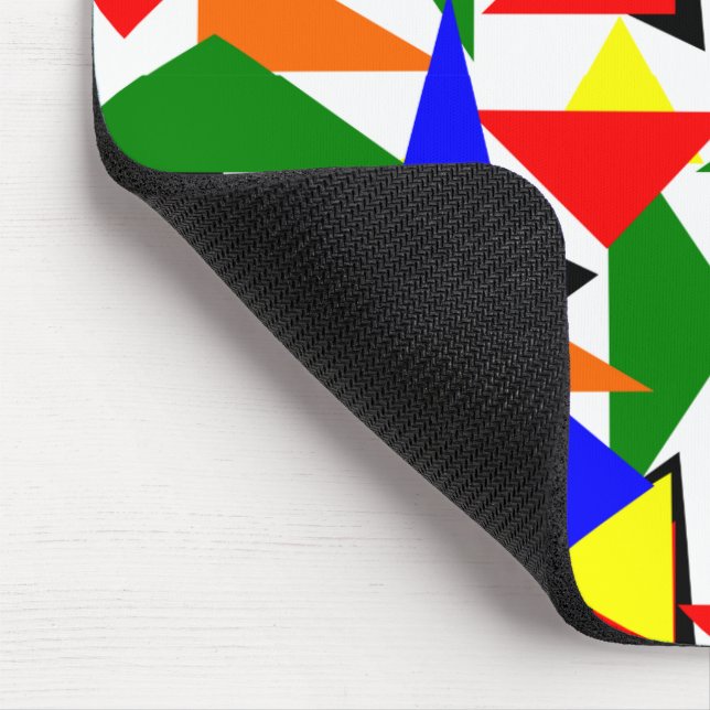 Triangle Collage  Mouse Mat (Corner)